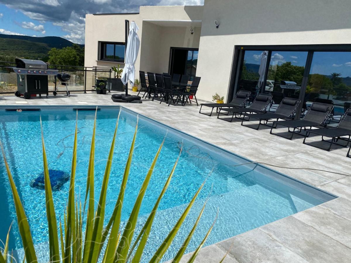 Villa Avec Vue Panoramique Sur Les Cevennes Saint Julien Les Rosiers Exterior foto